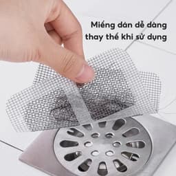 COMBO 50 Miếng Dán Lọc Rác Cống Nước JYoohome Lưới Dán Chống Tắc Nghẽn Thoát Nước Bồn Rửa Chén Bát 4