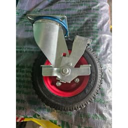 Combo 4 Bánh Xe Đẩy Hàng loại xịn Gồm 2 Bánh Xoay 2 Bánh Đứng Cố Định Loại 20cm 7
