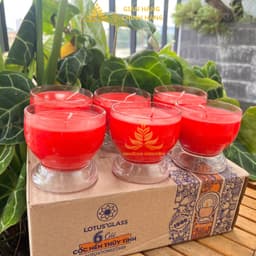 Nến Bơ Trường Organic Ly N03T 150ml Cháy 27h, Nến Cúng, Nến Bàn Thờ, Nến Cúng Dường, Nến Sắp Lễ 5
