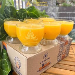 Nến Bơ Trường Organic Ly N03T 150ml Cháy 27h, Nến Cúng, Nến Bàn Thờ, Nến Cúng Dường, Nến Sắp Lễ 3