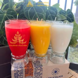 Nến Bơ Trường Organic Ly 18T 310ml Cháy 54h,  Nến Cúng, Nến Bàn Thờ, Nến Cúng Dường, Nến Sắp Lễ 9