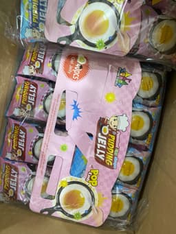 Bịch 40 gói Thạch trứng ốp la kèm kẹo nổ mỗi gói 26 gr siêu ngon cho bé 5