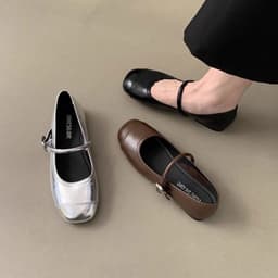 Giày Búp Bê Mary Jane – Giày Bệt Nữ Công Sở Trơn Basic Siêu Mềm Êm Thanh Lịch-N0009-HH4 2