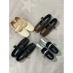 Giày Búp Bê Mary Jane – Giày Bệt Nữ Công Sở Trơn Basic Siêu Mềm Êm Thanh Lịch-N0009-HH4 4