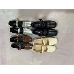 Giày Búp Bê Mary Jane – Giày Bệt Nữ Công Sở Trơn Basic Siêu Mềm Êm Thanh Lịch-N0009-HH4 6