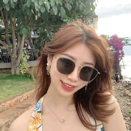 Kính râm mát thời trang nam nữ AnDueyewear chống UV400 dáng mắt vuông chất liệu kim loại - 6705 3