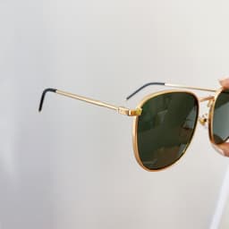 Kính râm mát thời trang nam nữ AnDueyewear chống UV400 dáng mắt vuông chất liệu kim loại - 6705 7
