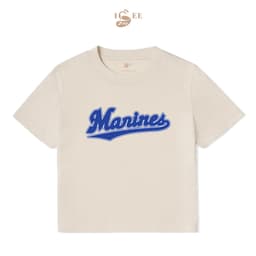 Áo Thun Cho Bé Trai, Bé Gái Nhiều Màu Chất Vải Mềm Mịn Họa Tiết chữ MARINES Dễ Thương, Size Từ 2 Đến 12 Tuổi 2