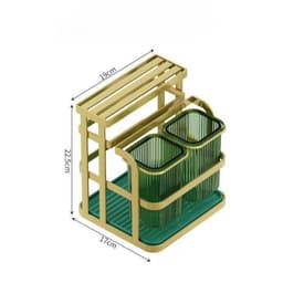 Kệ Đựng Dao Đũa Khung Thép Chống Rỉ, Thoáng Khí Chống Ẩm Mốc Thiết Kế Tháo Rời Ráo Nước 5