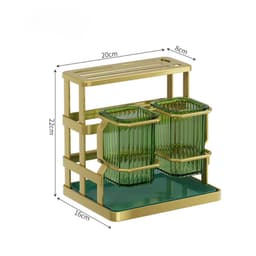 Kệ Đựng Dao Đũa Khung Thép Chống Rỉ, Thoáng Khí Chống Ẩm Mốc Thiết Kế Tháo Rời Ráo Nước 4