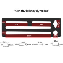 Kệ Đựng Dao Đũa Khung Thép Chống Rỉ, Thoáng Khí Chống Ẩm Mốc Thiết Kế Tháo Rời Ráo Nước 3