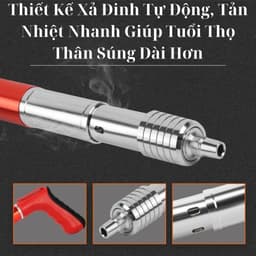 Máy bắn đinh POWEX PW-PGS2XR, súng bắn đinh hạt nổ, full kim loại an toàn, chuyên bắn bê tông sắt vật cứng 5