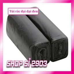 [ COMBO 5 BỊCH =5 KG] Túi rác ĐẠI ĐẠI ĐEN 78 cm x  95  cm 1