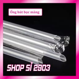 [Bịch 500g] Ống hút có màng bọc từng ống 4