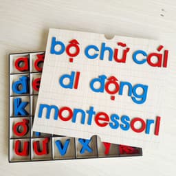 Bộ chữ cái di động chuẩn Montessori Tiếng Việt in thường 1