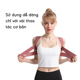 Đai bảo vệ vòng 1 JYoohome chống gù lưng giúp định hình và nâng đỡ ngực khi tập Gym Yoga 3