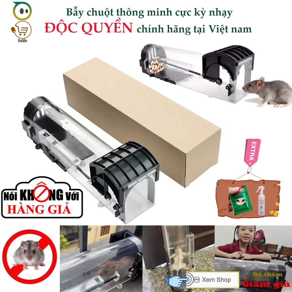 Bẫy chuột thông minh an toàn, hiệu quả và bền bỉ cực kỳ hiệu quả