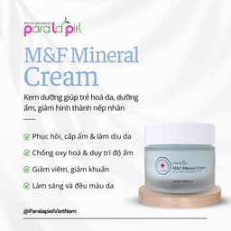 Kem Dưỡng Cung Cấp Dưỡng Chất Cho Da Paralapiel M&F Mineral Cream 50G A13 4