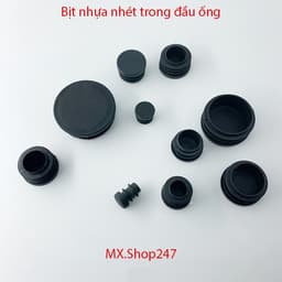 Đầu bịt ống sắt, nút bịt chân bàn ghế nhiều kích thước. 1