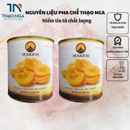 Đào Ngâm Thái Lan Boddob 820gr/Hộp 3