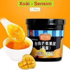 Mứt Nhuyễn Hoa Quả Sensini 1.36kg các vị: Xoài, Dâu, Đào, Cam, Việt Quất, Nhiệt Đới, Dứa Chanh Leo, Kiwi, Đào Vàng 8