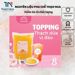 THẠCH DỪA vị đào - LOTUS FOOD - bịch 1.5kg 1