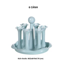 (Xả Lỗ) Cắm Cốc Hoa 6 cánh 8 cánh Chính Hãng VIỆT NHẬT (Mã 1306,1308) AMIZIN 5