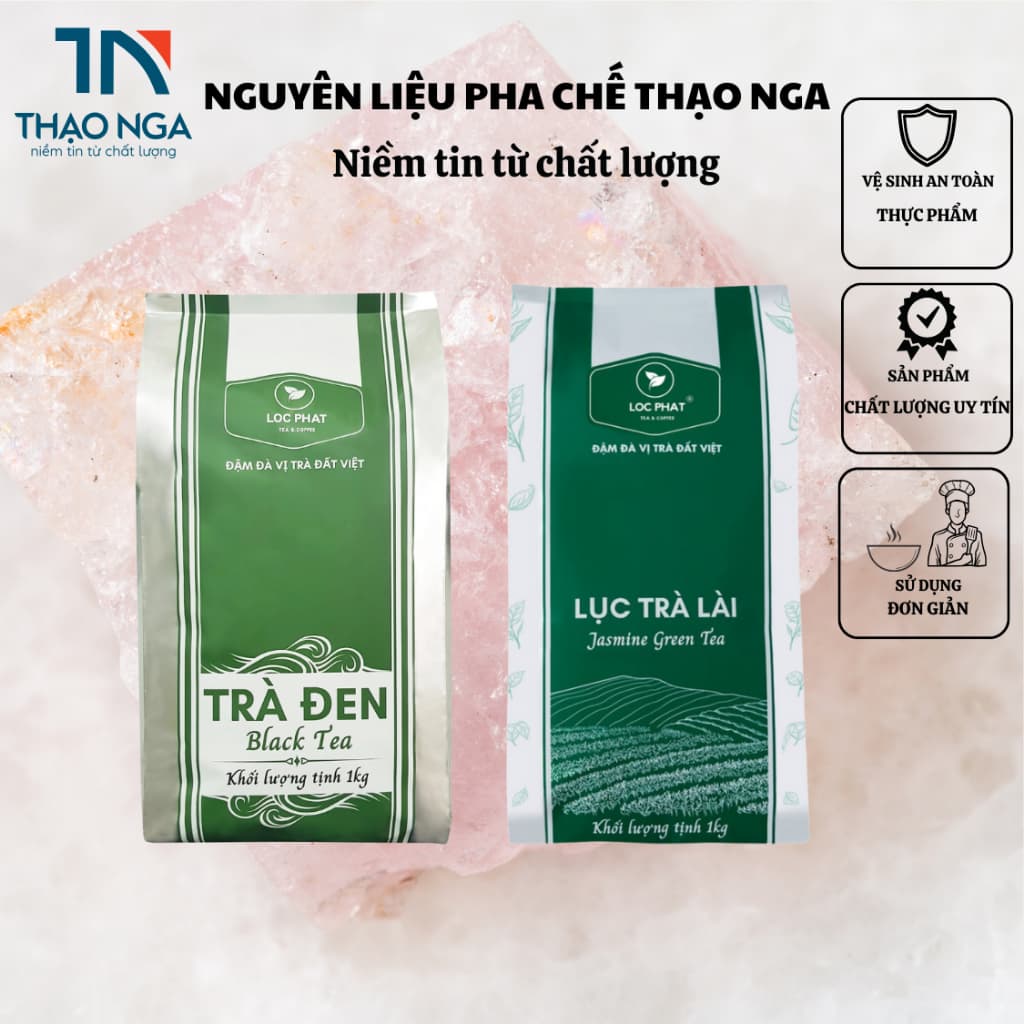 Trà Lộc Phát ( 1kg ) Trà Đen - Trà Lài - Trà Ô Long - Hồng Trà,