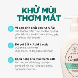 Dung Dịch Vệ Sinh Rogé Cavaillès L'intime Fraicheur Sạch Mùi Thơm Mát 250ml 3
