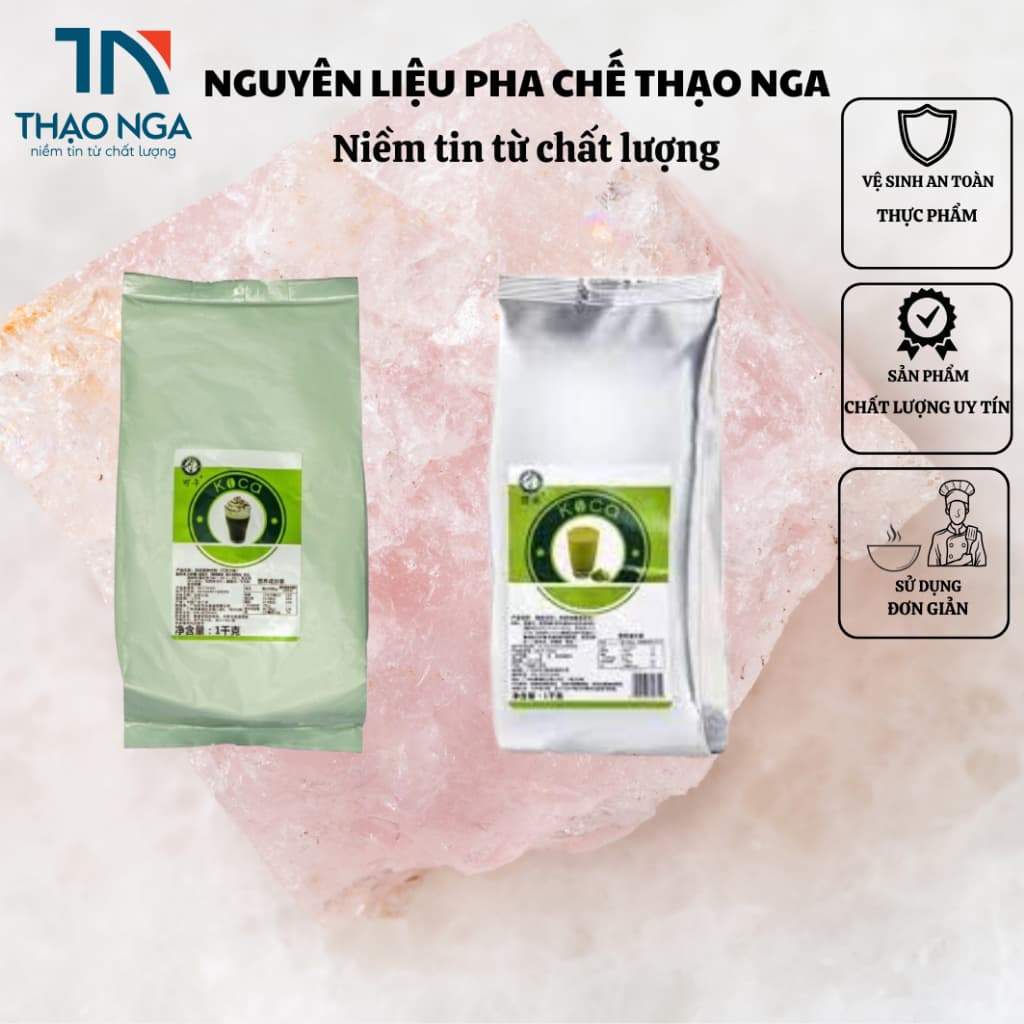 Bột matcha Koca.Bột socola koca (túi 1kg)
