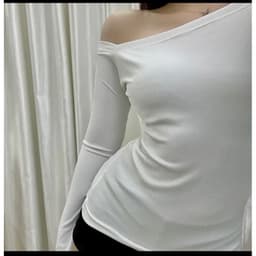 Áo Thun Dài Tay Trễ Vai Đính Nơ siêu hot cho nữ Giáng SInh- Noel - Tết m636 3