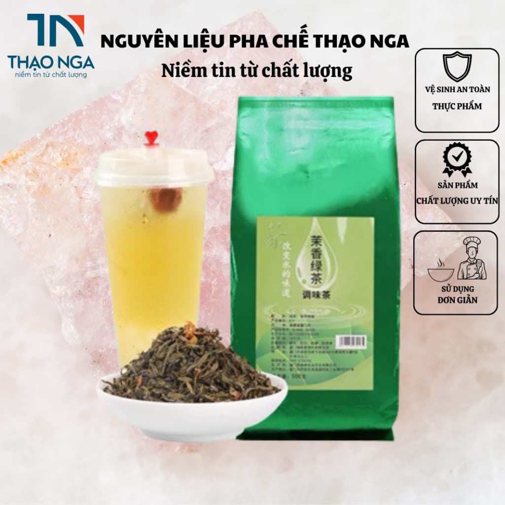 Lục trà nhài giọt nước túi 500g chính hãng