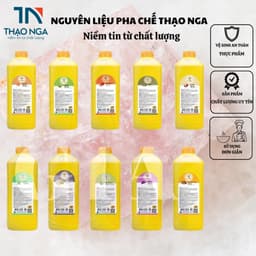 Siro Syrup Đài Loan Maulin Có Đủ Các Mùi Bình 2kg5 1