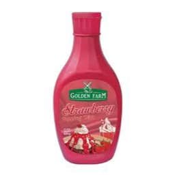 Sốt Golden Farm Topping các vị Chocolate, Caramel, Dâu, Matcha chai 630gr 2