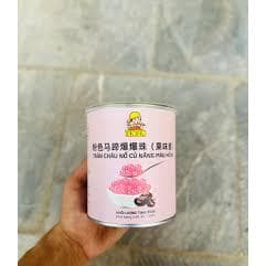 Hạt Nổ, Thạch Nổ Củ Năng Màu Hồng (Lon 850g) 2