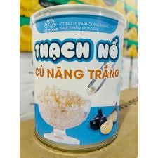 Hạt Nổ, Thạch Nổ Củ Năng Màu Hồng (Lon 850g) 5