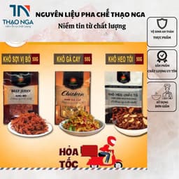 COMBO 10 Gói Khô Bò/Khô Gà Fansipan Chính Hãng Đảm Bảo ATTP 1