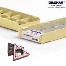 Chip tiện T16 (1 mặt) TCMT16 DESKAR tiện thép inox ngon 2