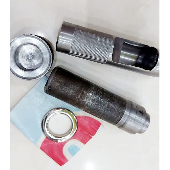 Cây đục, cây tán khoen mắt cáo (khoen ore) và Đế đóng khoen ode Size 25mm (2.5cm)