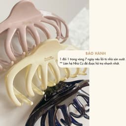 Kẹp Tóc Càng Cua NHÀ CÚ Size Lớn Hình Bầu Bamette 10 Răng Phong Cách Phụ Kiện Tóc Hàn Quốc 5965 2