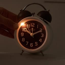 Đồng hồ báo thức cổ điển reo to bằng chuông cơ học cho học sinh sinh viên nhiều màu 7