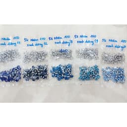 Khoen ore 5mm Bằng Nhôm bọc sơn Nhiều màu Túi 100 cái Không long đền Bấm giày bata, túi giấy, đồ thủ công 7