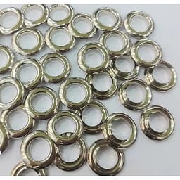 Khoen ore mắt cáo 14mm INOX không gỉ Màu bạc sáng bóng Khuy oze luồn quần áo, tạp dề, vải Phụ liệu may mặc 1