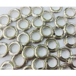 Khoen ore mắt cáo 14mm INOX không gỉ Màu bạc sáng bóng Khuy oze luồn quần áo, tạp dề, vải Phụ liệu may mặc 2