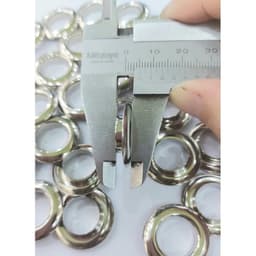 Khoen ore mắt cáo 14mm INOX không gỉ Màu bạc sáng bóng Khuy oze luồn quần áo, tạp dề, vải Phụ liệu may mặc 6