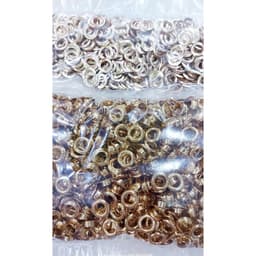 Khoen ore mắt cáo 8mm INOX không gỉ Màu bạc sáng bóng Khuy oze luồn quần áo, tạp dề, vải Phụ liệu may mặc 1