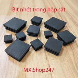 Đầu bịt sắt hộp, nút bịt trong sắt hộp, nút bịt chân bàn ghế. 1