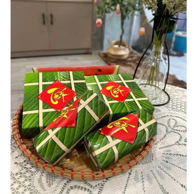 Sỉ mô hình bánh Chưng ,bánh Tét , Dưa Hấu bằng hộp Giấy gấp-trang trí Tết siêu đẹp