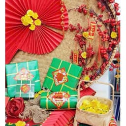 Sỉ mô hình bánh Chưng ,bánh Tét , Dưa Hấu bằng hộp Giấy gấp-trang trí Tết siêu đẹp 3