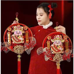 Dải Thần Tài Lắc Đầu Mexi Gọi Tài Lộc Đồ Trang Trí Tết Thần Tài Treo Cửa May Mắn Tết Decor Nhà Cửa 2027 6